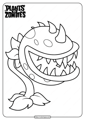 Plants vs zombies coloring pages