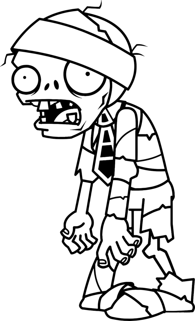 Plants vs zombies coloring pages