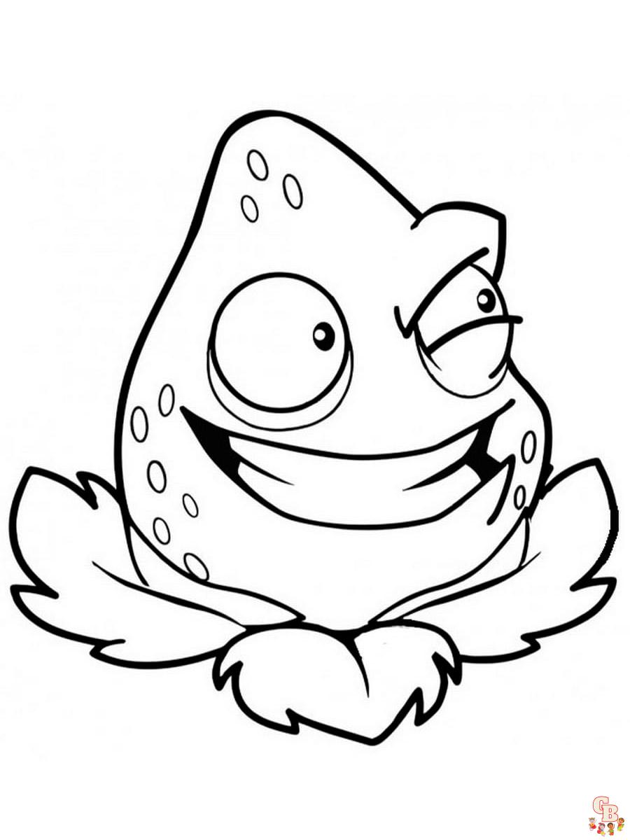 Plants vs zombies coloring pages free printable