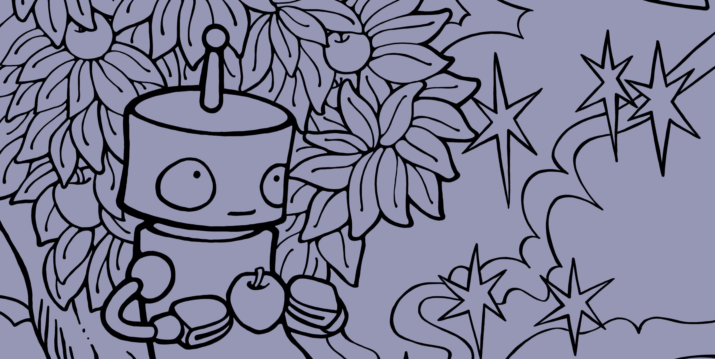 Download print coloring pages â inside the robot