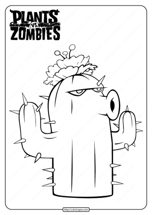 Plants vs zombies coloring pages