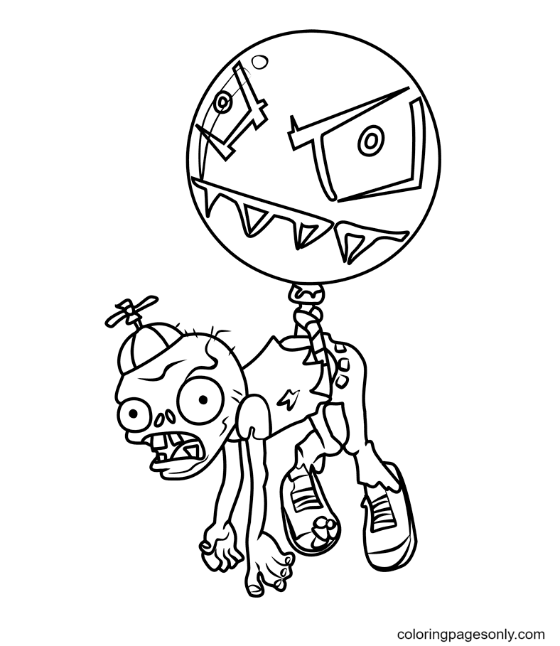 Plants vs zombies coloring pages printable for free download