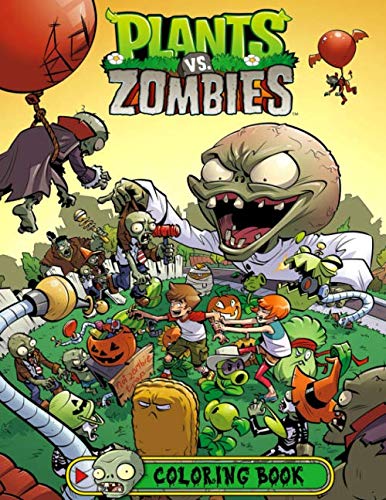 Plants vs zombies loring book over great loring pages for kids ages