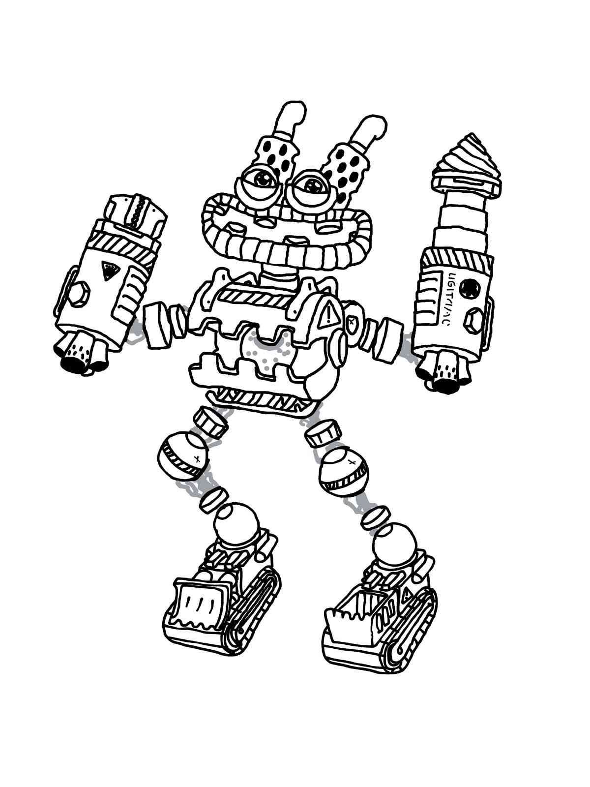 Wubbox coloring pages printable for free download