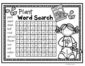 Plant word search tpt