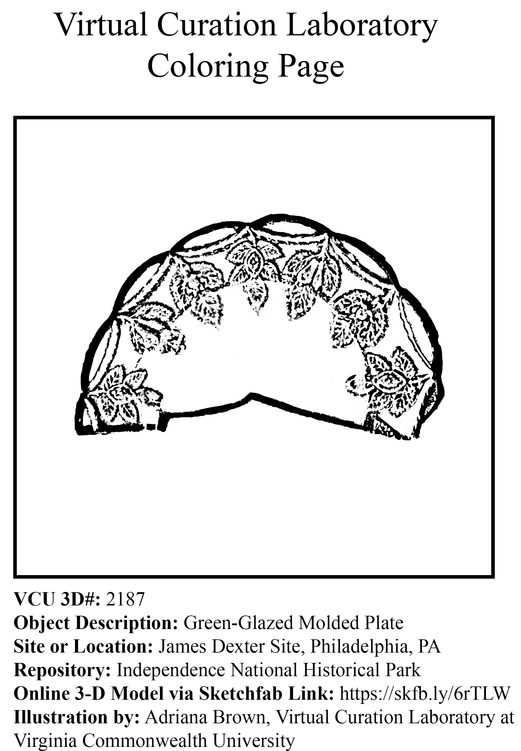 Coloring page for green