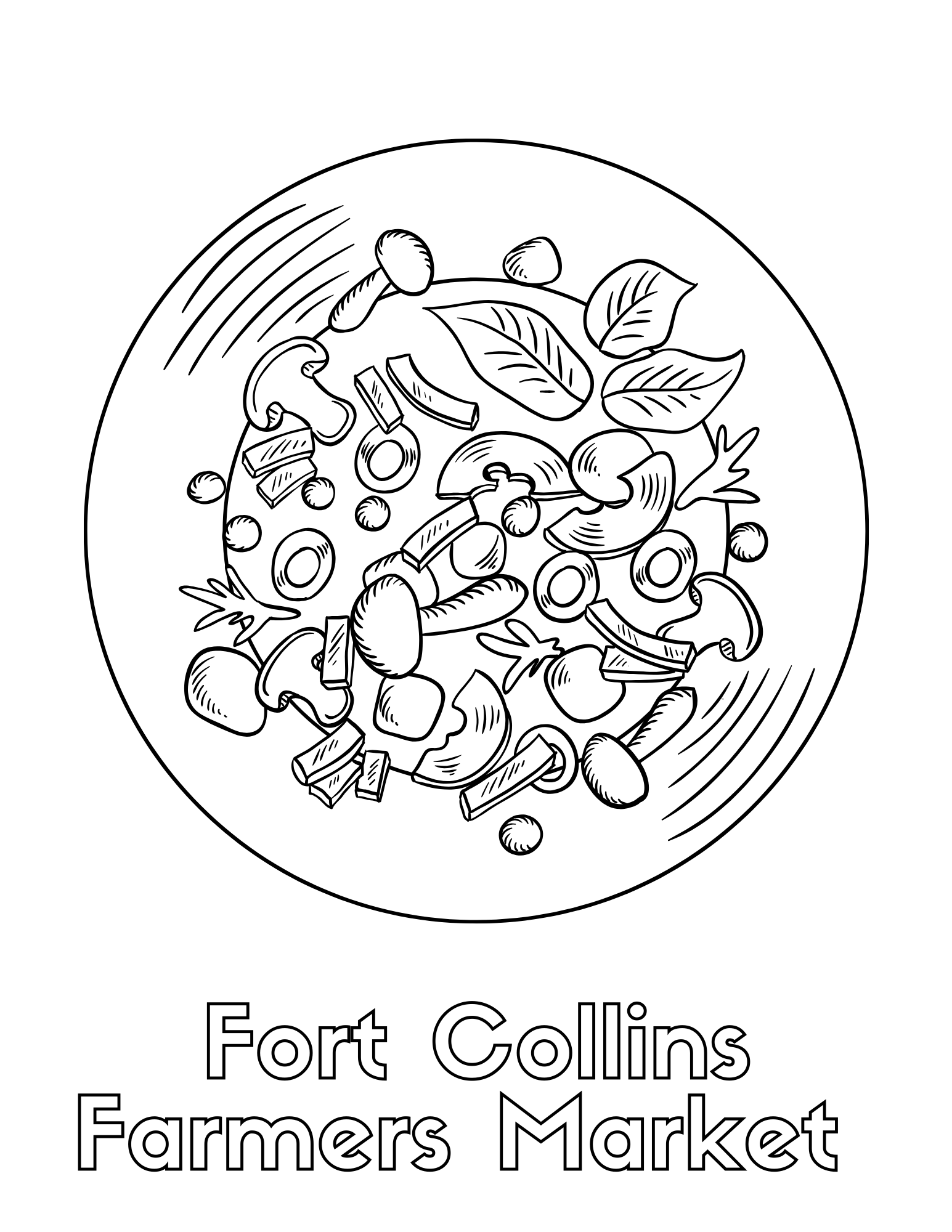 Free printable kids coloring pages â fort collins farmers market