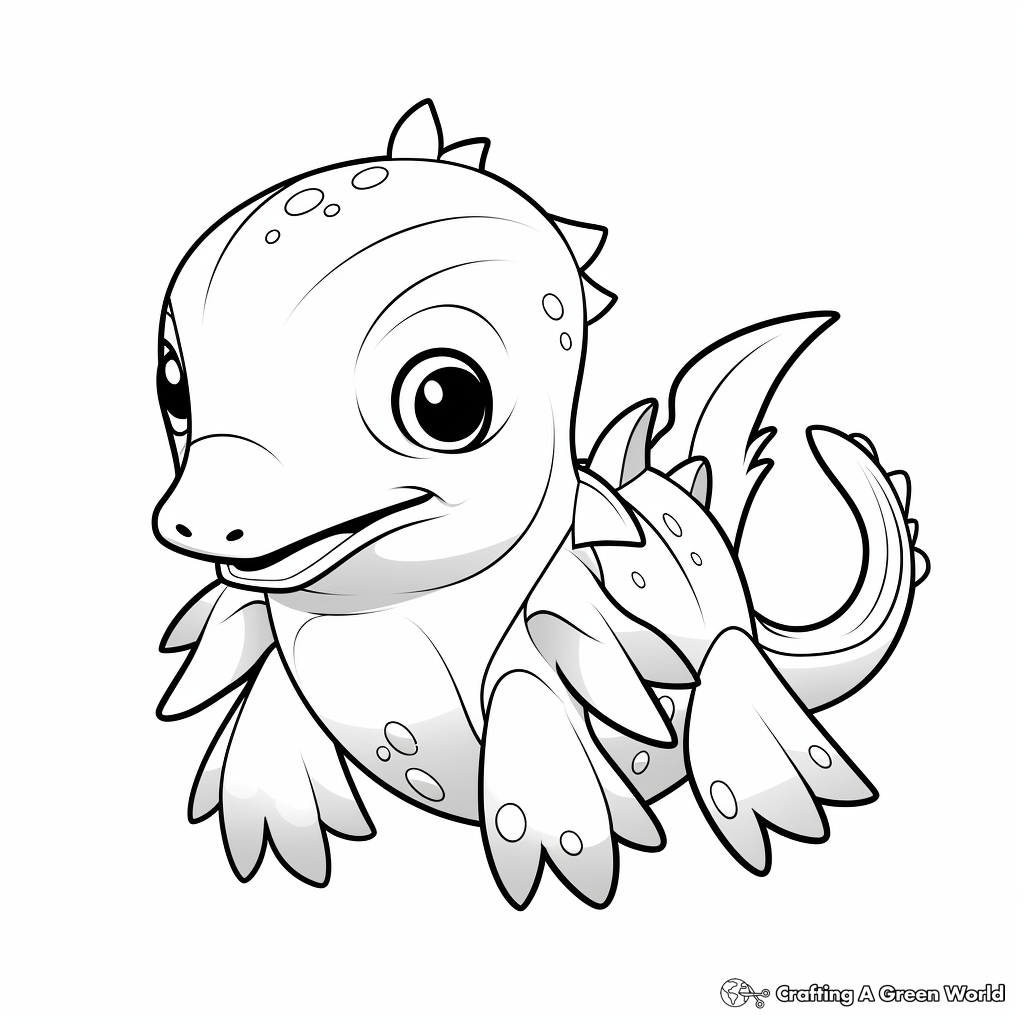 Platypus coloring pages