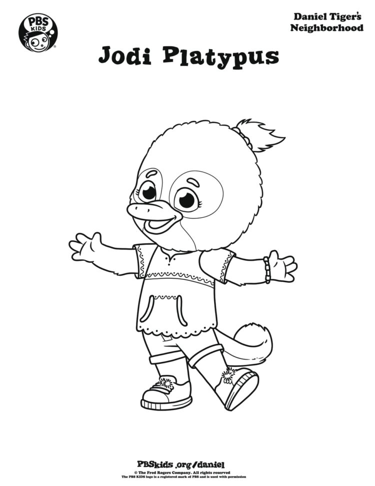 Jodi platypus coloring page kids coloringâ kids for parents