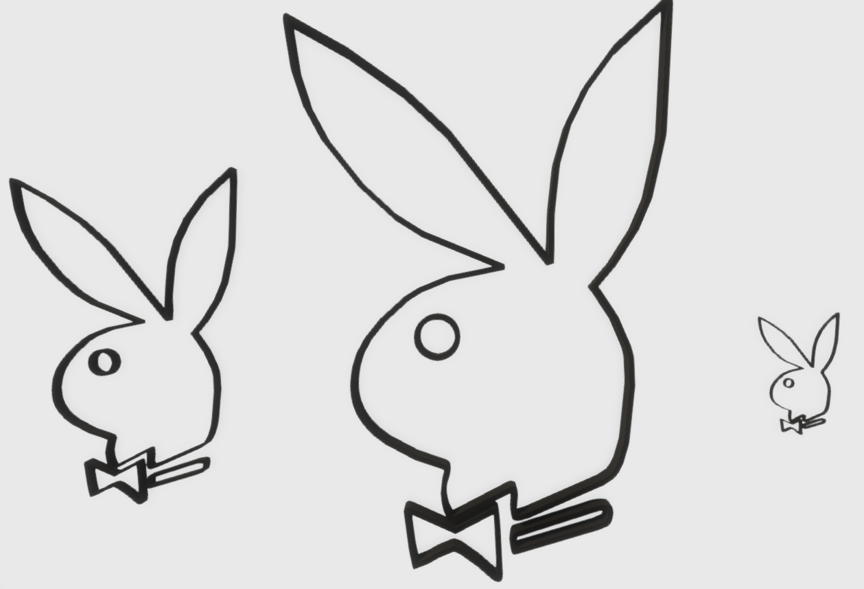 Playboy logo sizes by jukio