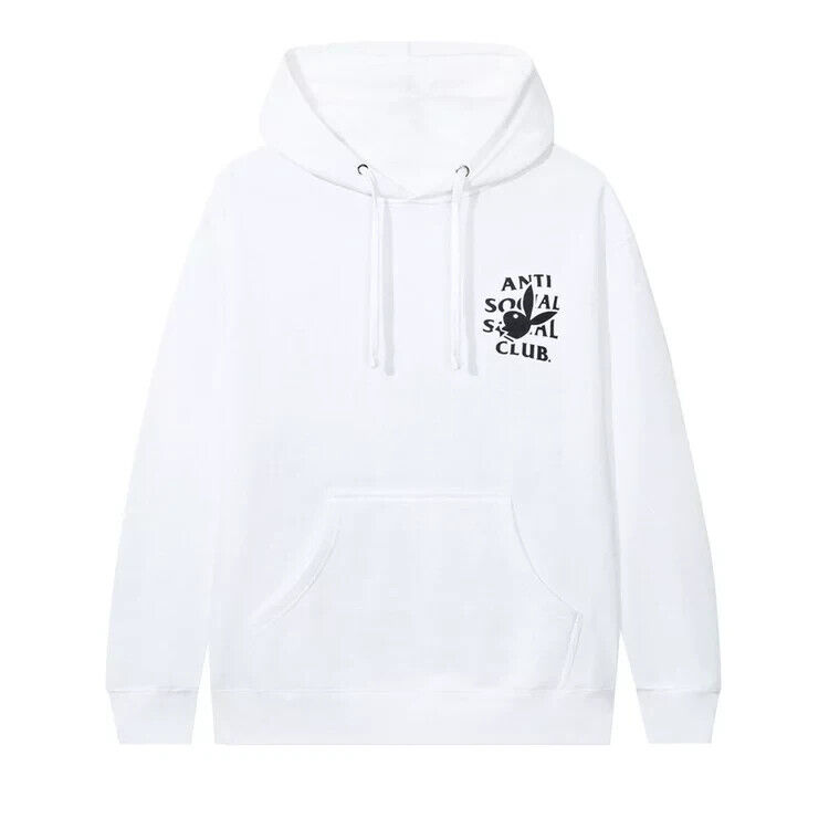 Anti social social club playboy bunny logo hoodie free day priority ship