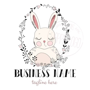 Pink bunny logo