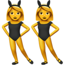 Ð people with bunny ears emoji meaning