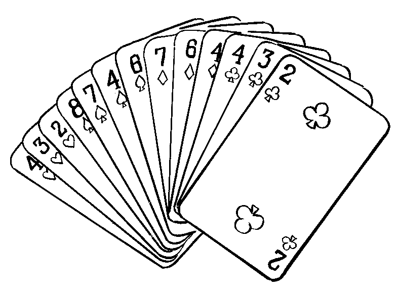 Bridge players coloring book