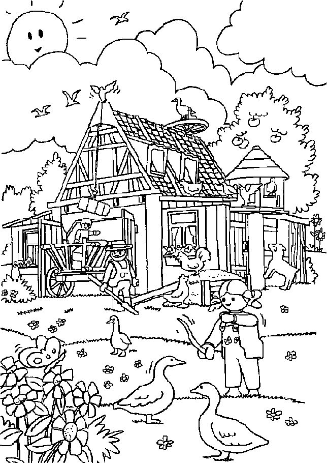 Playmobil coloring pages