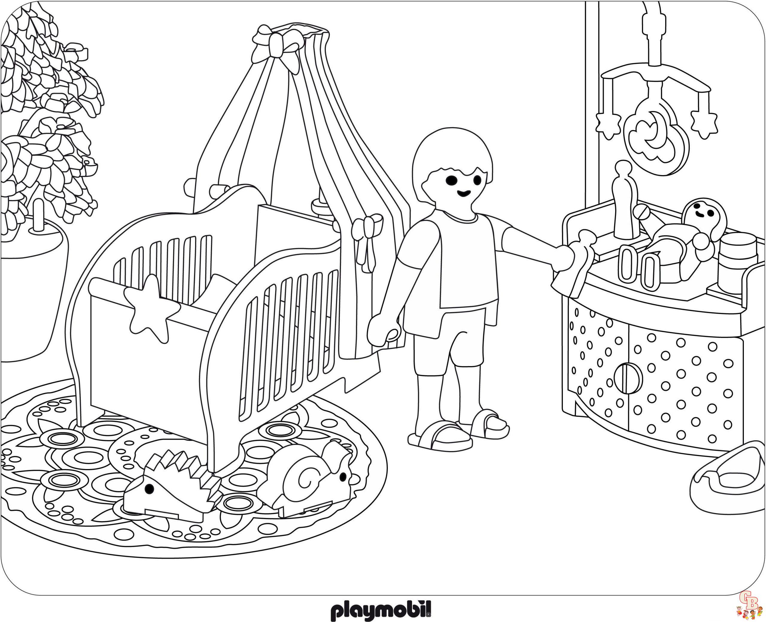 Playmobil coloring pages