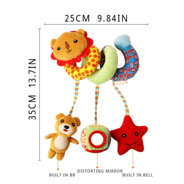 Manga studio ex sky display kid activity spiral hanging plush animal toy hanging child toy winding plush fort toy