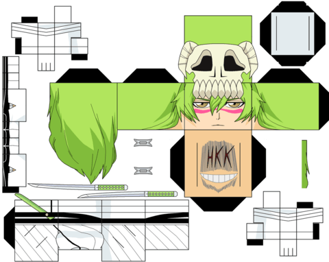 Nelliel manga paper toy free printable papercraft templates