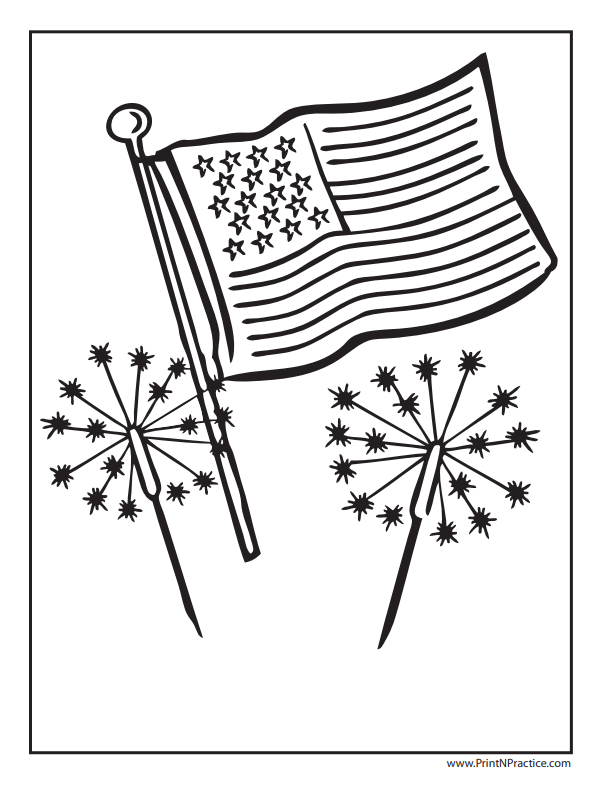 Flag coloring pages us flag britain canada triband and tricolor
