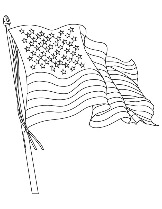 The american flag coloring page download free the american flag coloring page for kids best coloring pages