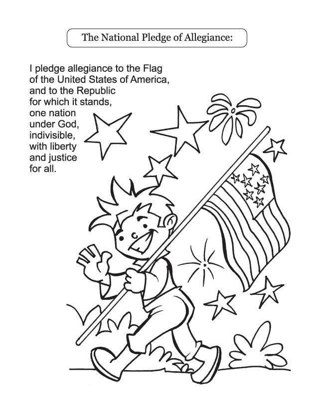 The national pledge of allegiance download free the national pledge of allegiance for kids best coloring pages