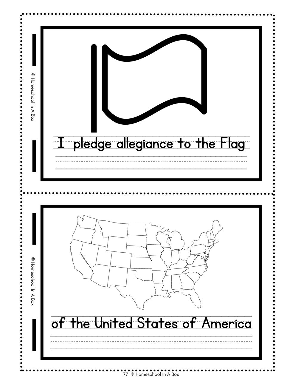 American symbols unit study digital download â homeschool in a box