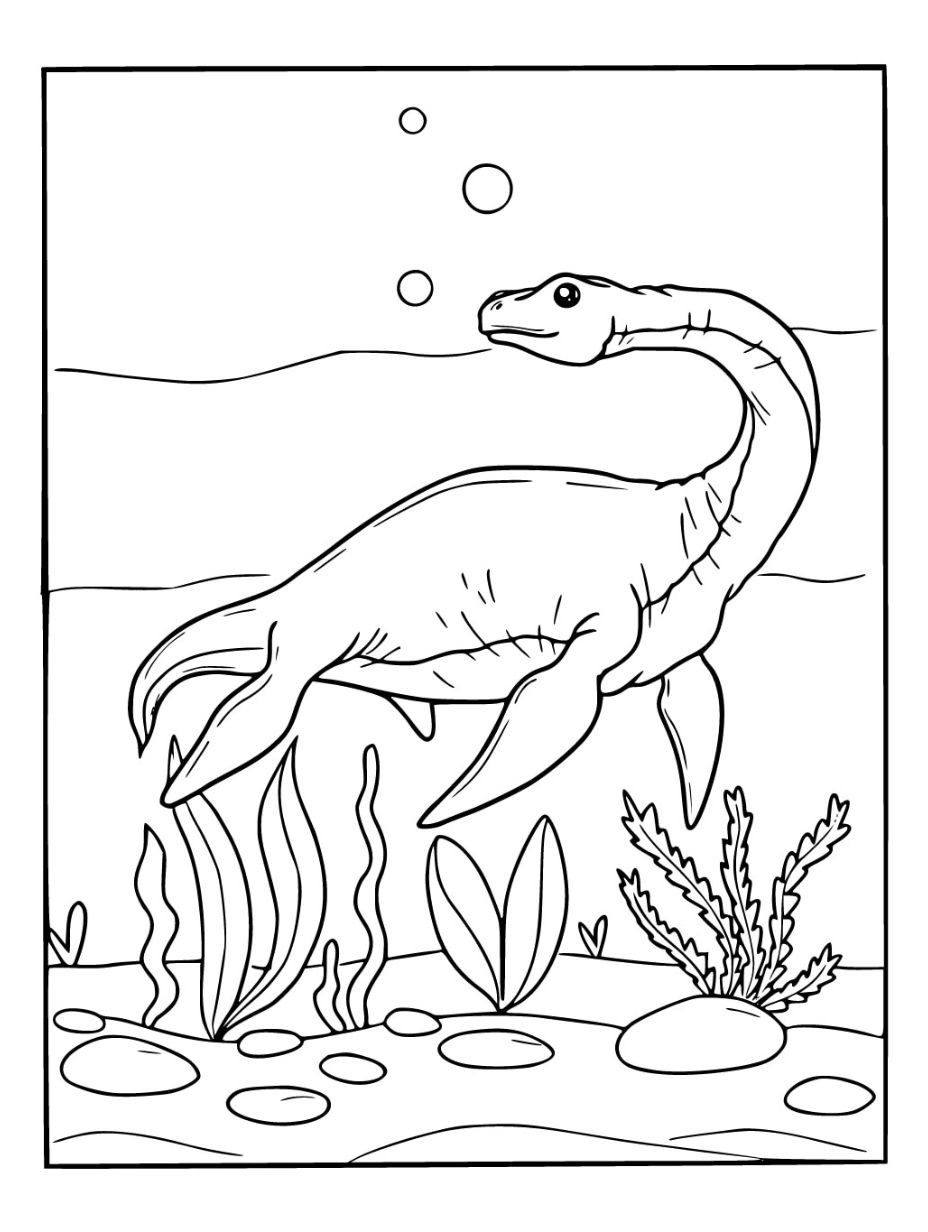 Explore the prehistoric world with free dinosaur coloring pages