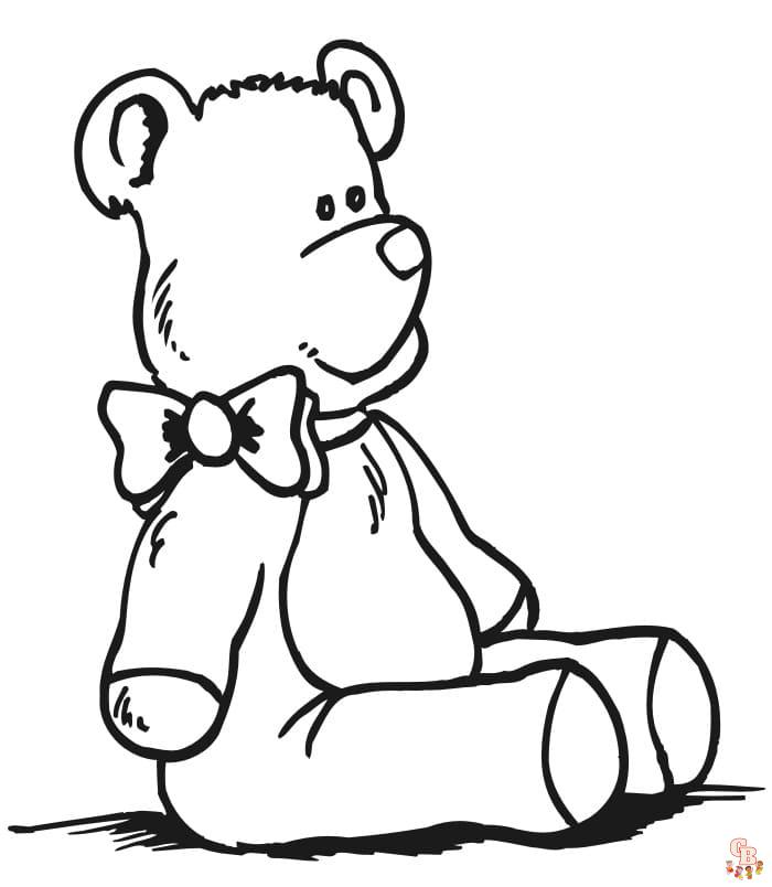 Engaging stuffed animals coloring pages fun and free printable