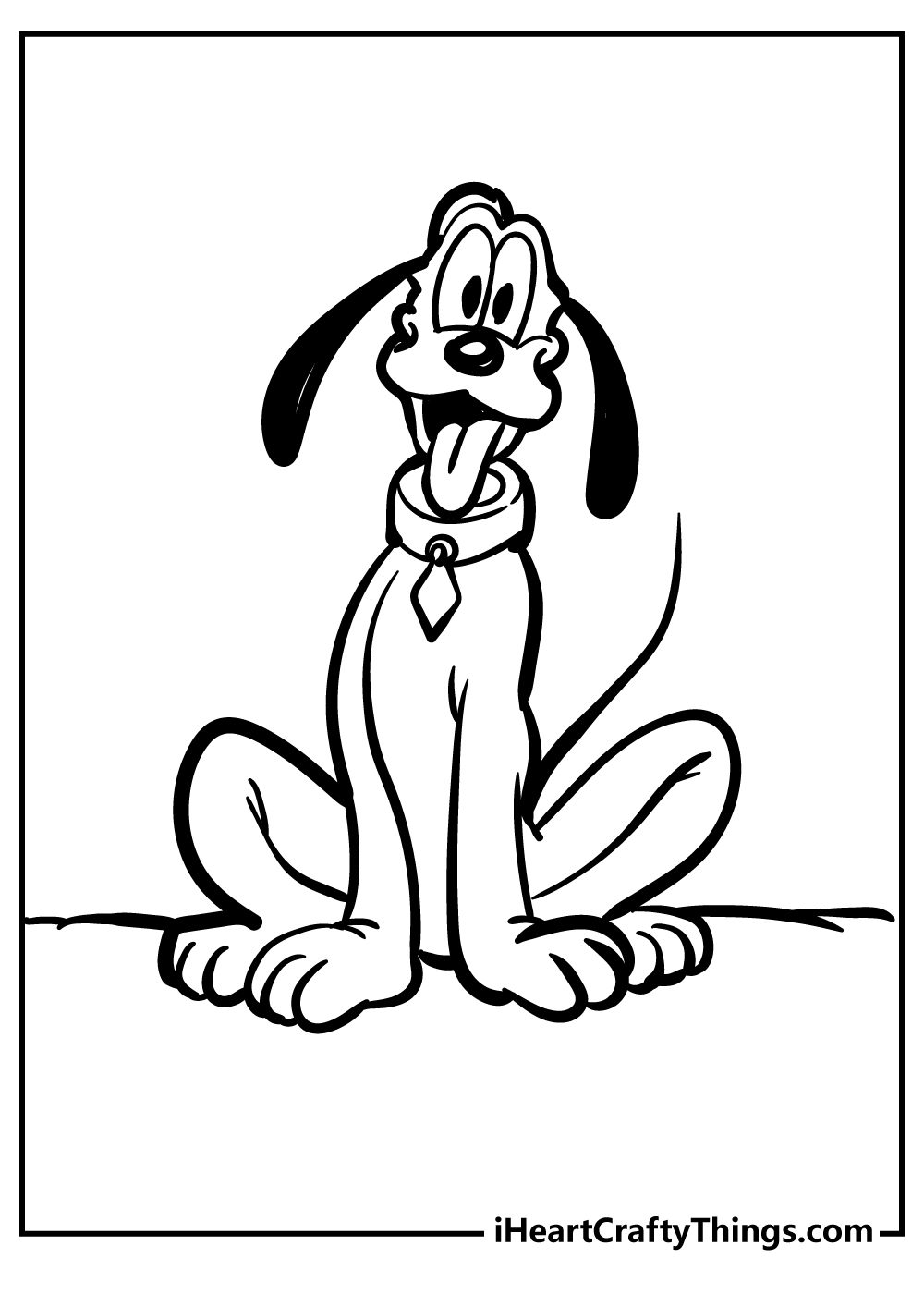 Pluto coloring pages free printables