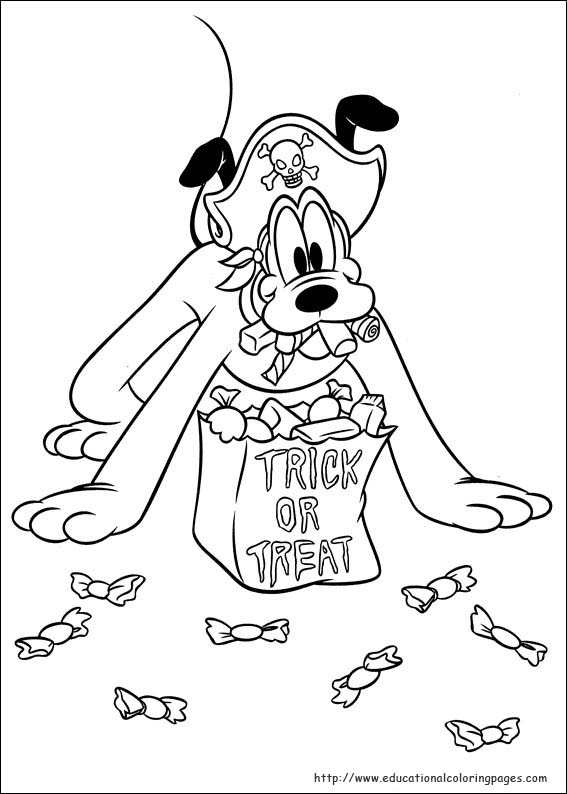 Pluto coloring pages