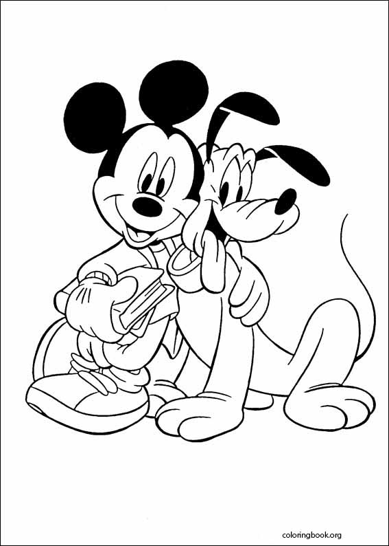 Pluto coloring page