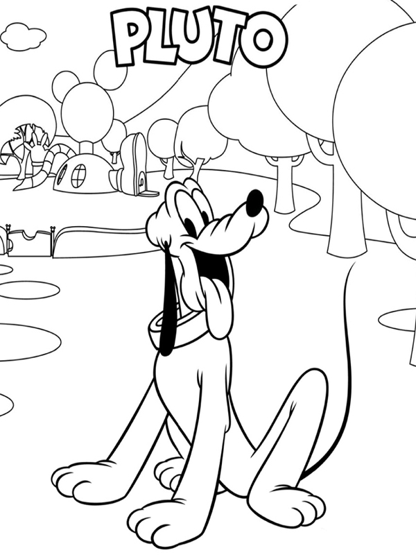 Pluto coloring pages free printable coloring pages for kids