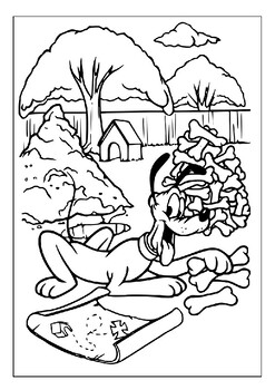 The ultimate collection of printable pluto disney coloring pages for kids pdf