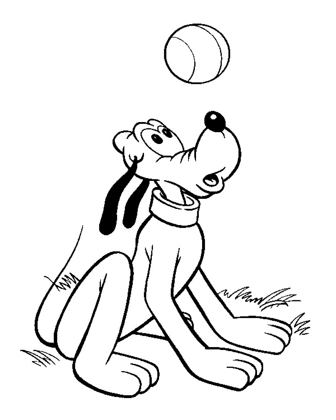 Coloriage de pluto ã imprimer