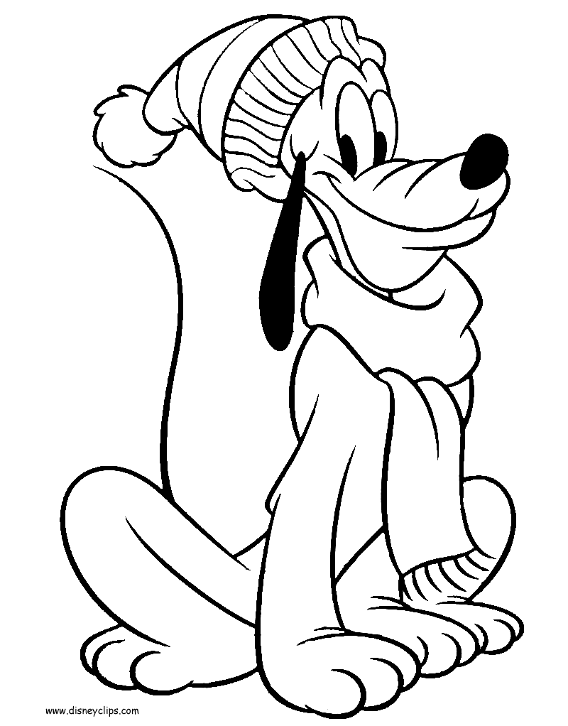 Pluto coloring pages