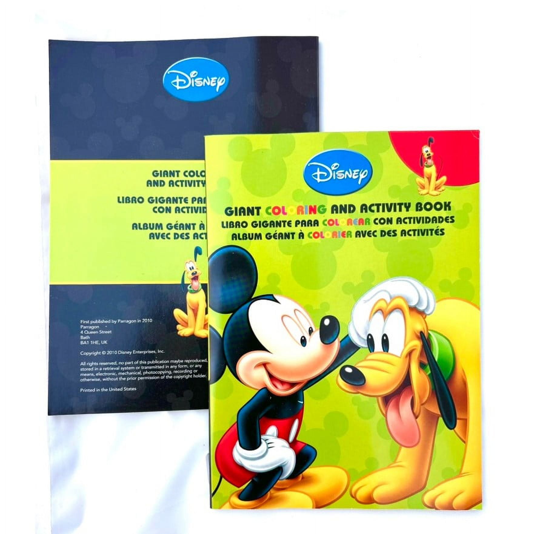 Disneys mickey mouse and pluto coloring and activity book