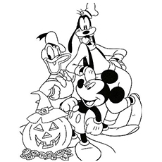 Amazing disney halloween coloring pages for your little ones