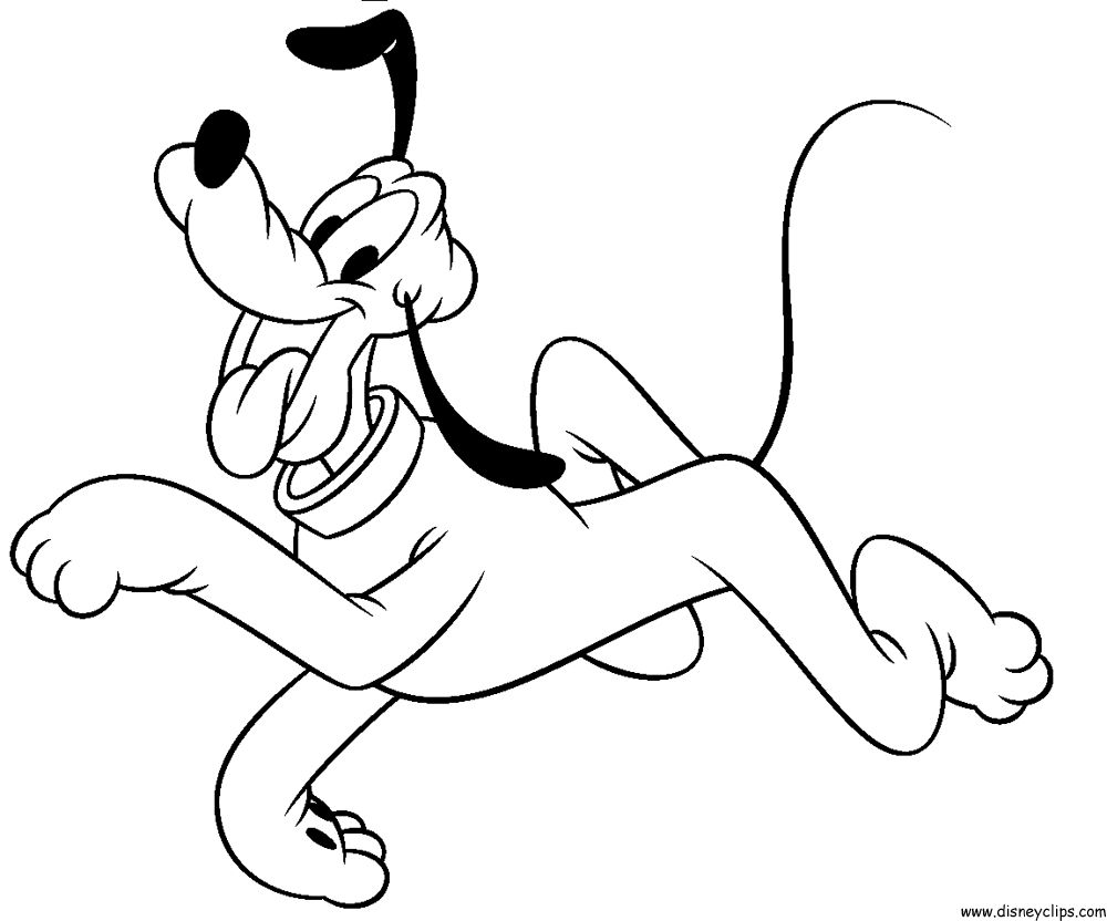 Pluto coloring pages disney pluto printable coloring pages disney coloring book dog