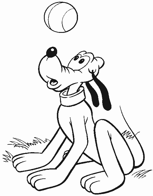 Best pluto coloring pages for kids