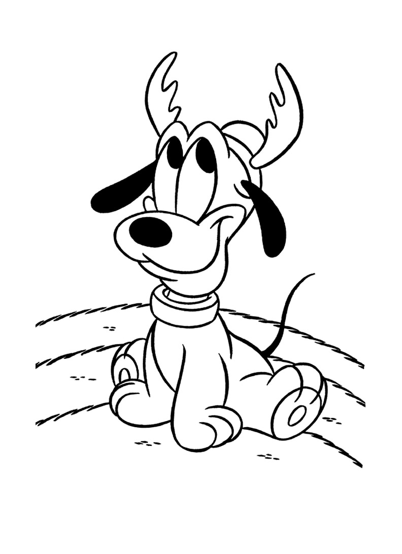 Printable pluto coloring pages for kids