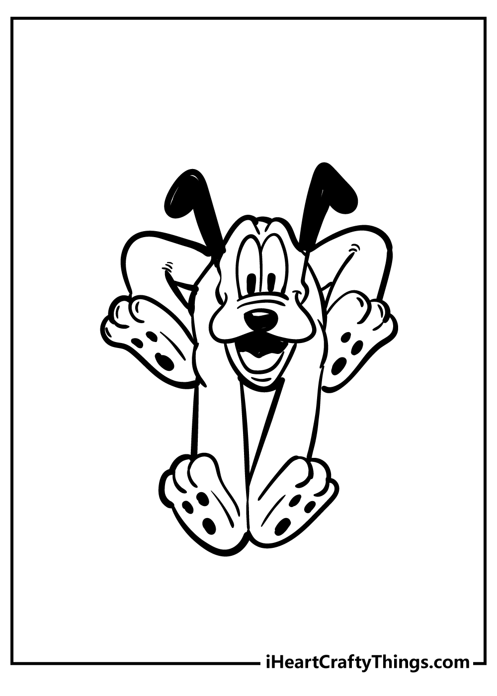 Pluto coloring pages free printables