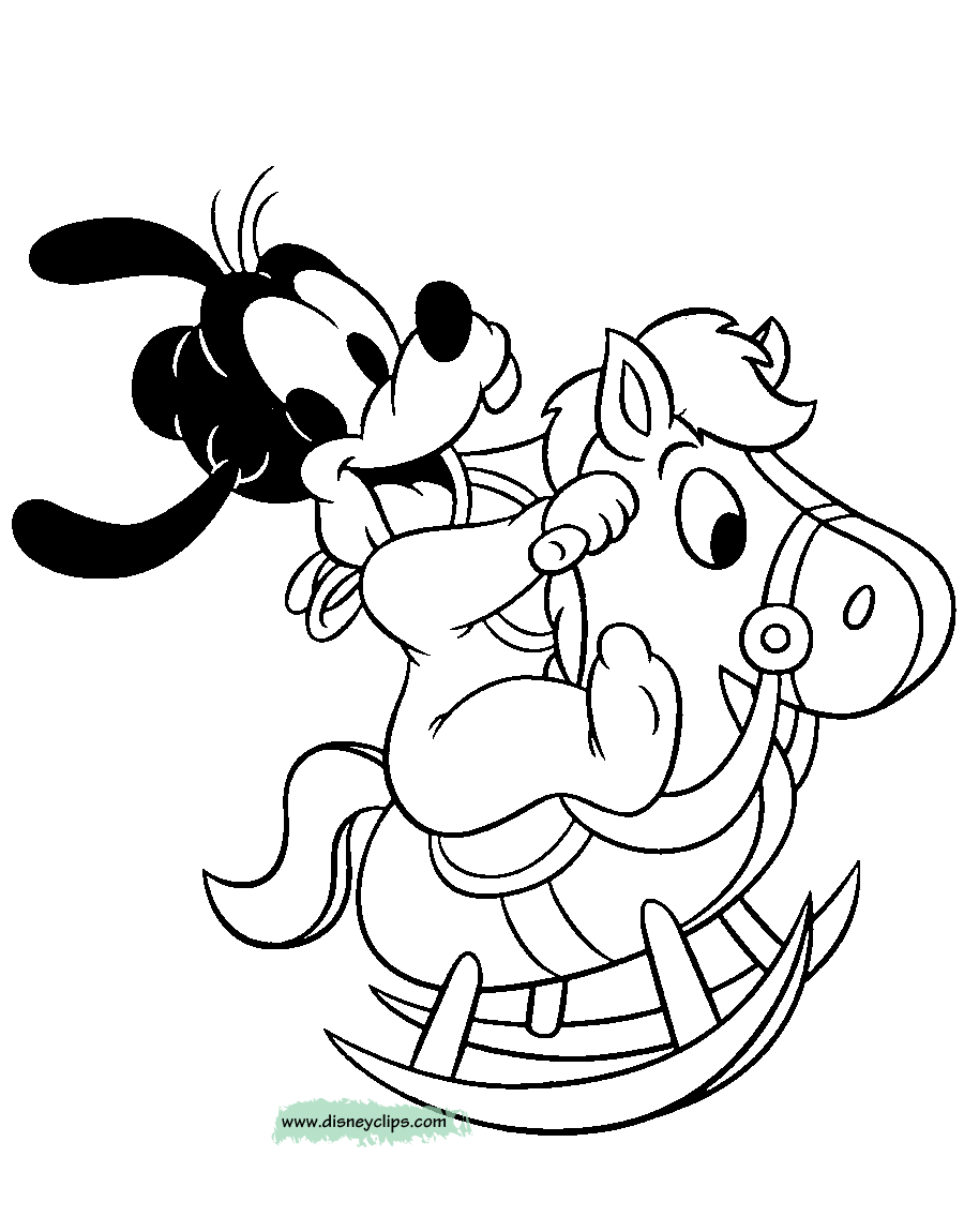 Disney babies coloring pages