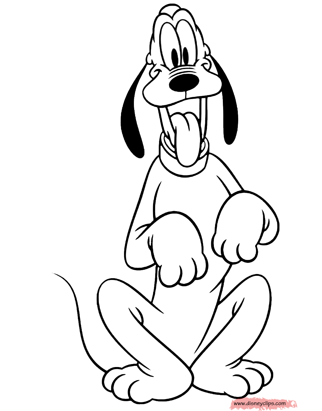 Pluto coloring pages