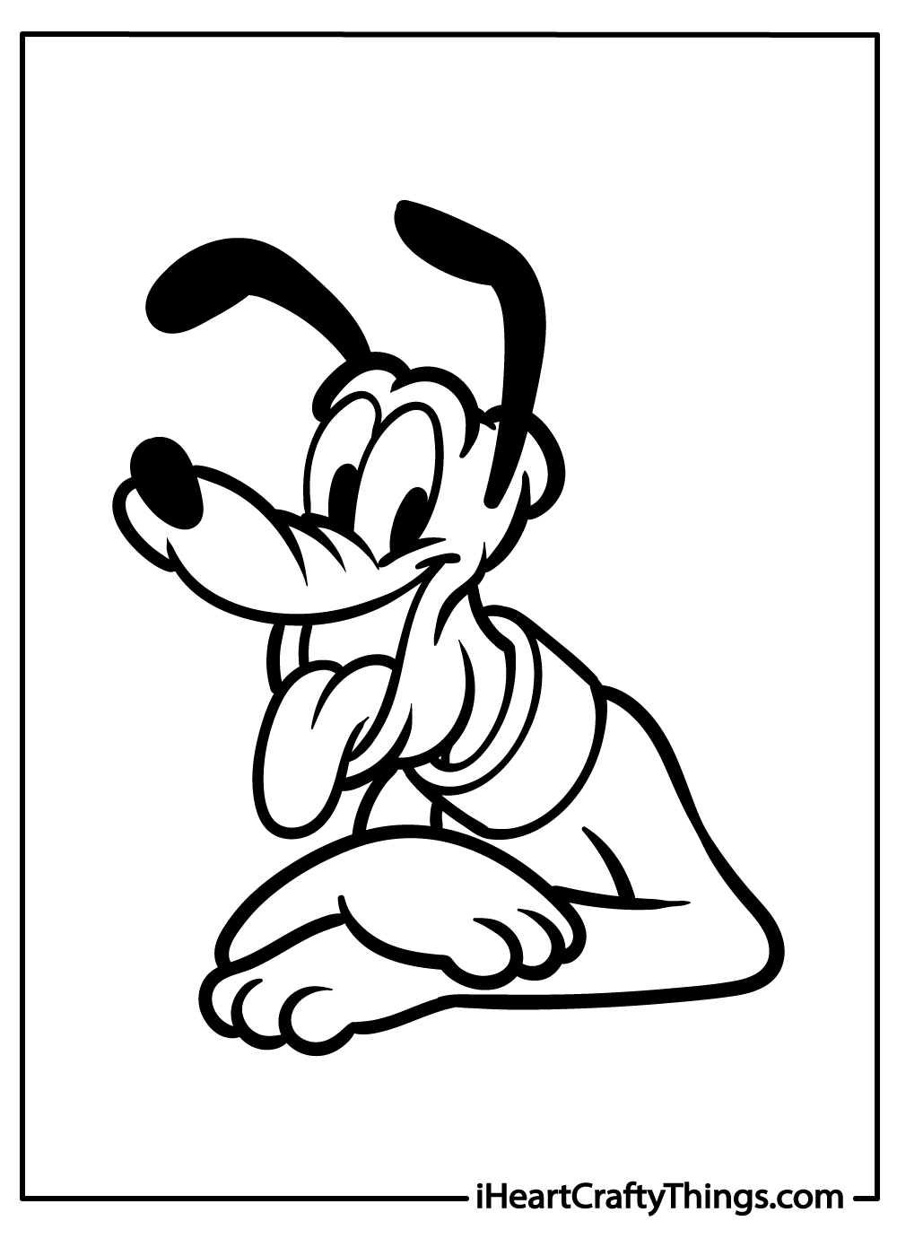 Pluto coloring pages free printables