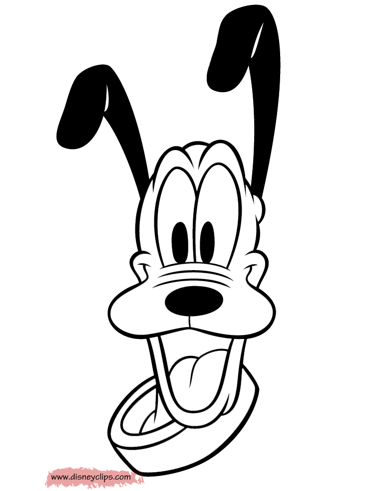 Pluto coloring pages