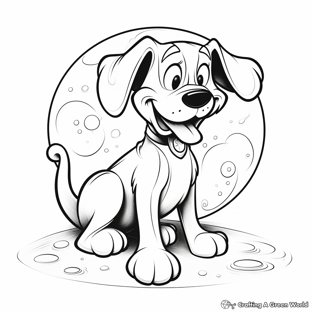 Pluto coloring pages