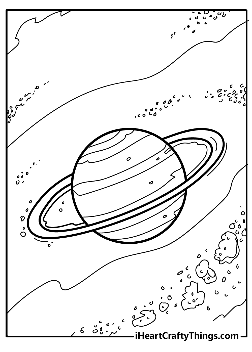 Planets coloring pages free printables