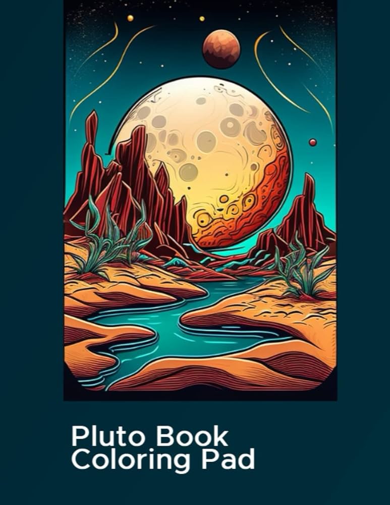 Pluto adventure a loring book for kids with stunning illustrations of the solar systems mysterious planet crown vita books