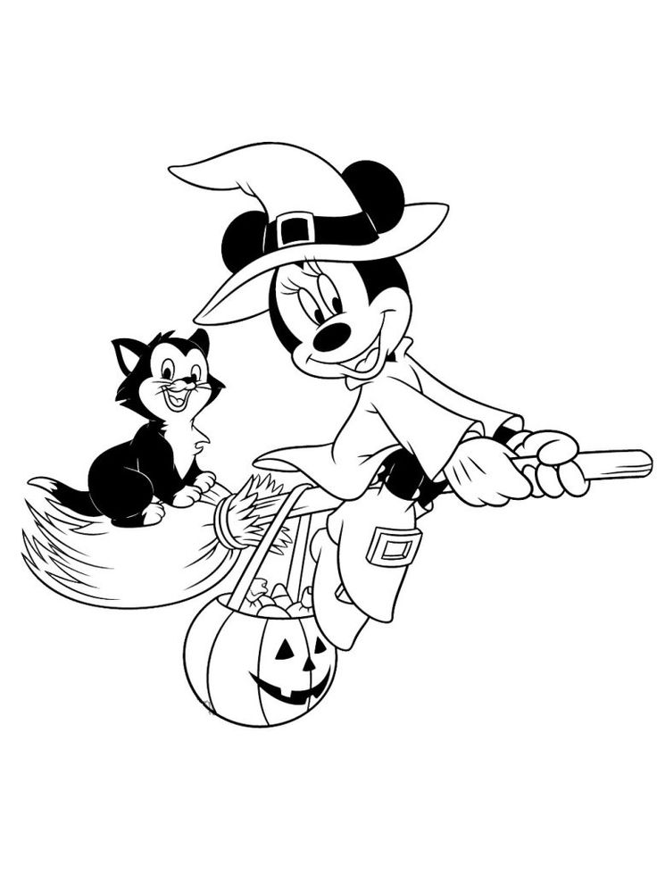 Trick or treat coloring pages