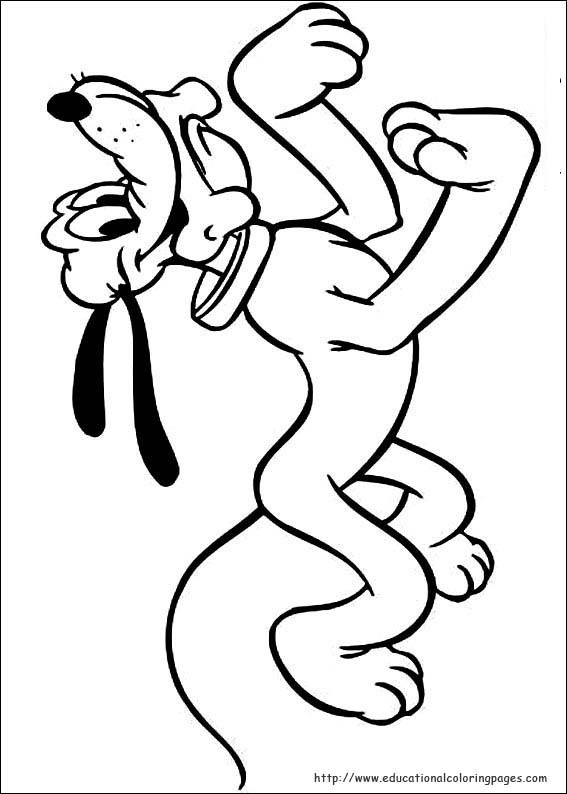 Pluto coloring pages